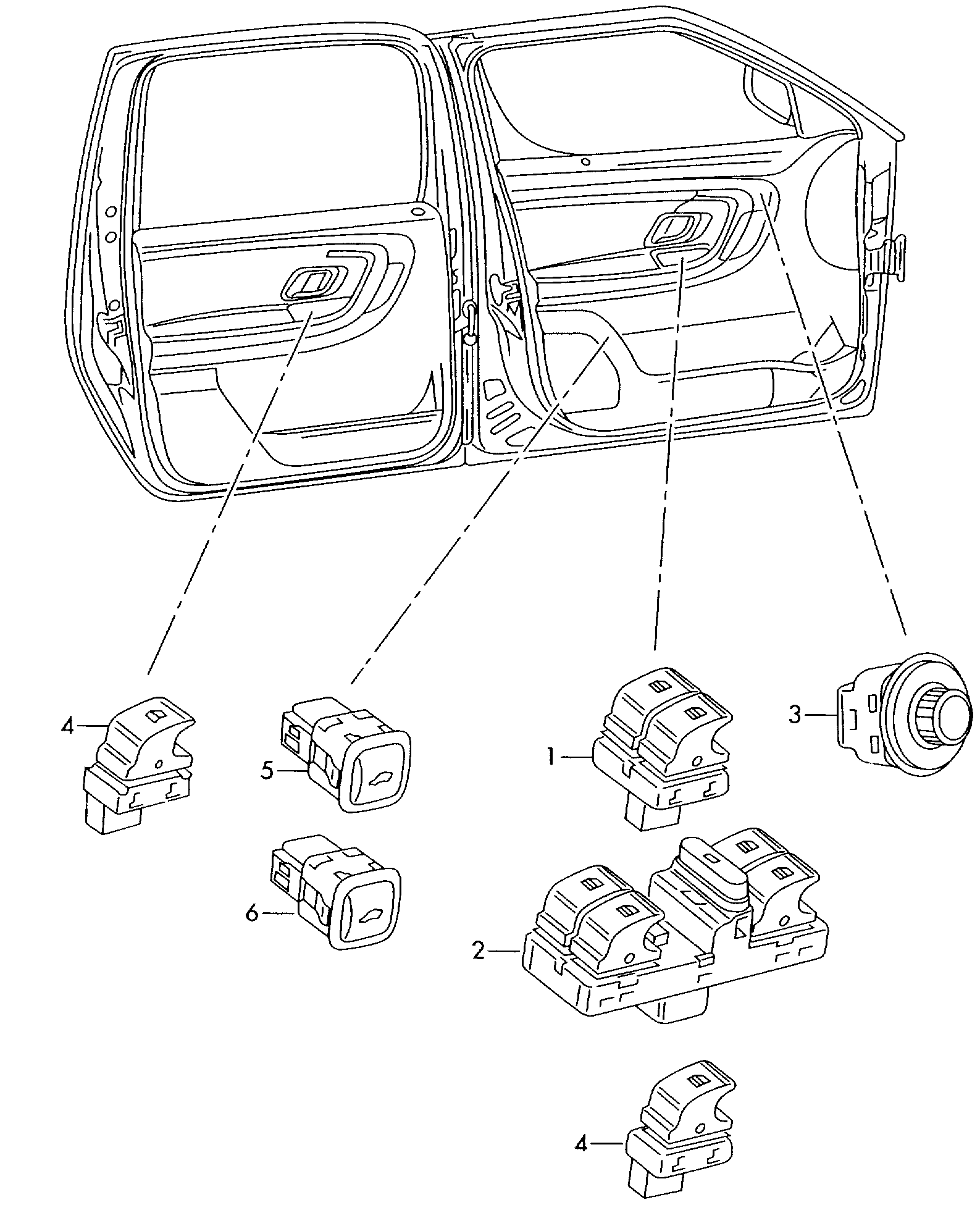 Skoda 5JB 959 565 - Вимикач, регулювання зе autozip.com.ua