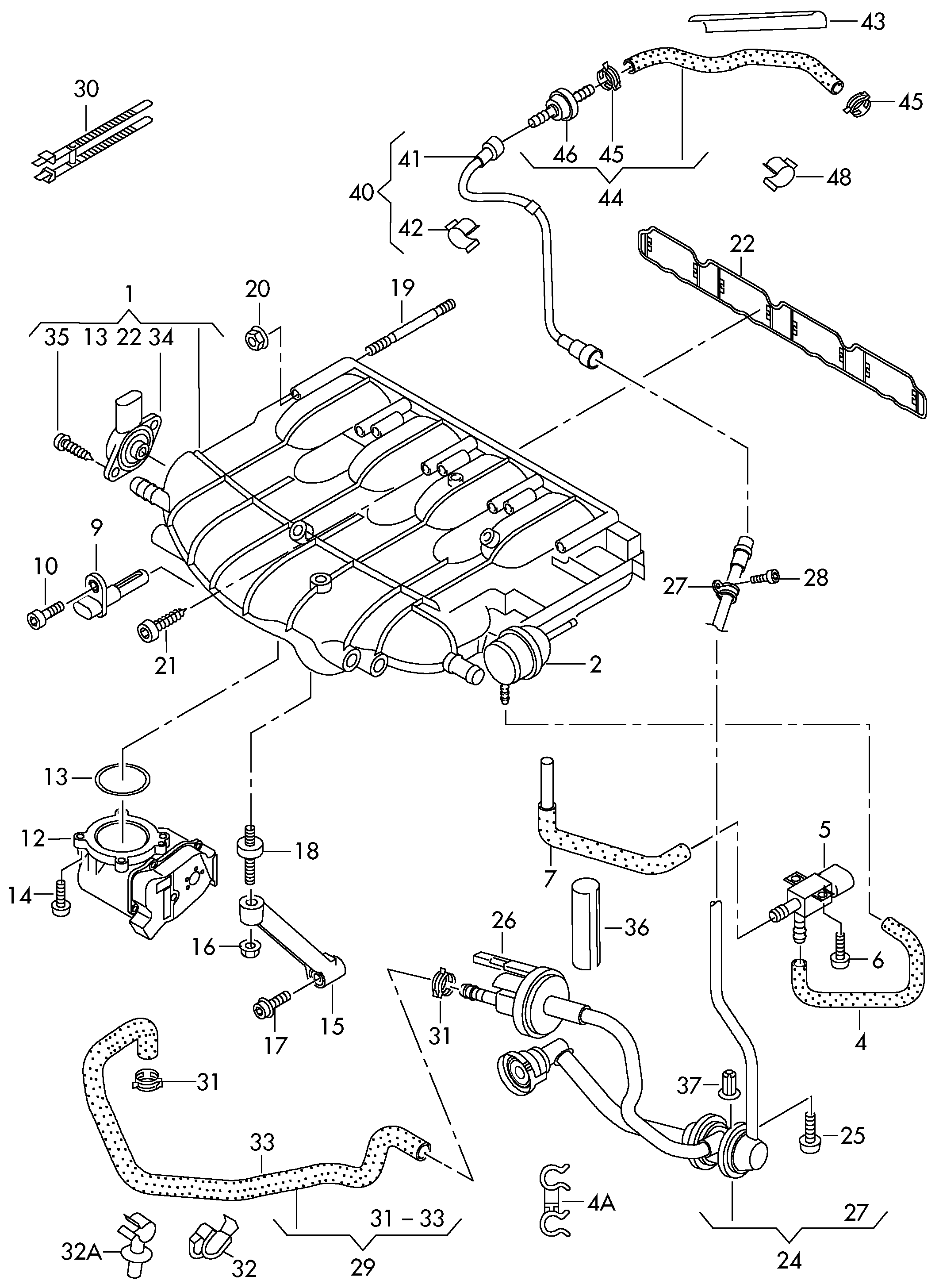 Seat 06J 133 781AS - Клапан вентиляції, паливний бак autozip.com.ua