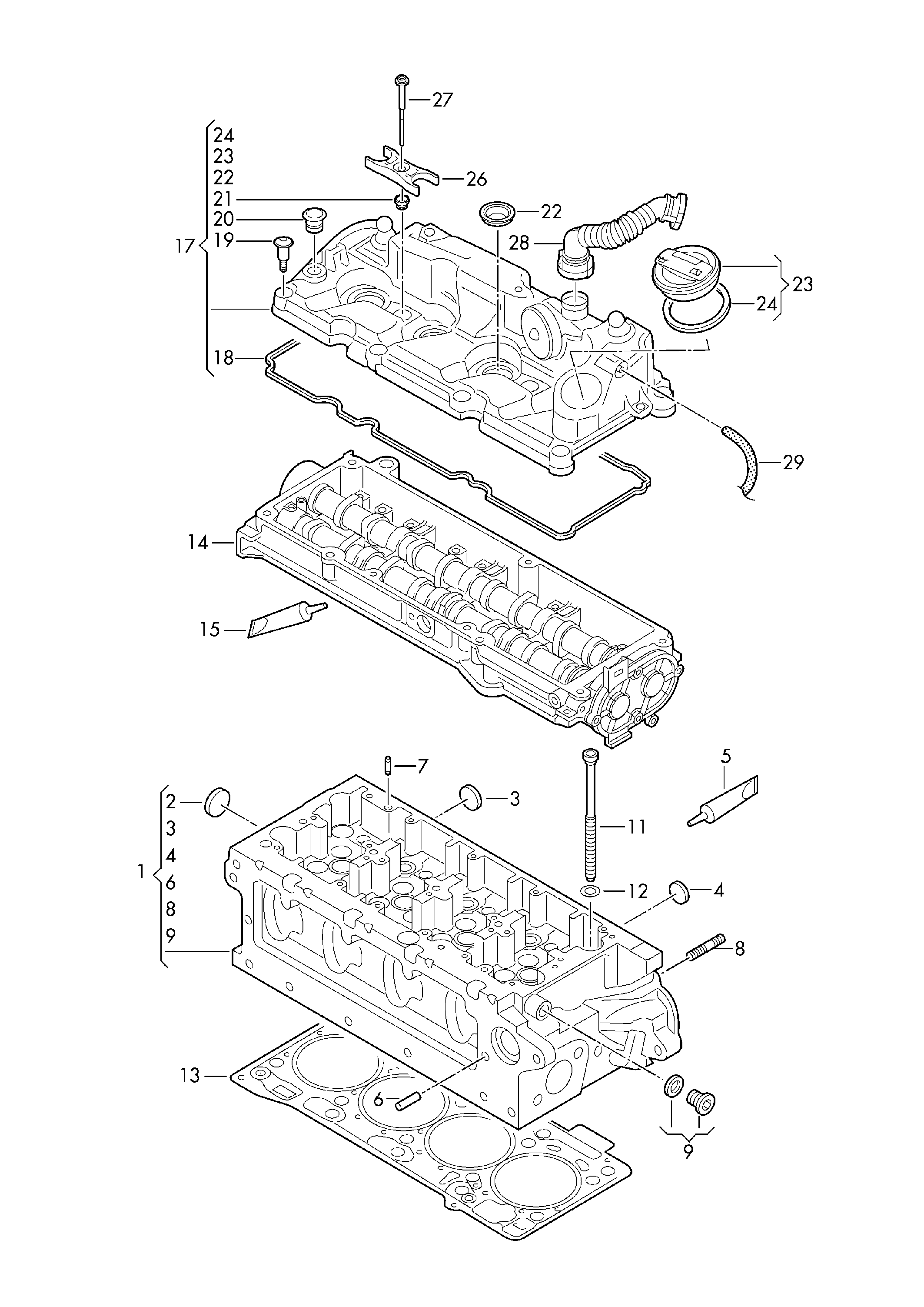 Seat 04L103064 - Головка циліндра autozip.com.ua