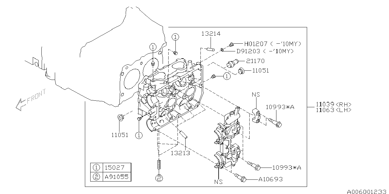 Subaru 13213-AA120 - Напрямна втулка клапана autozip.com.ua