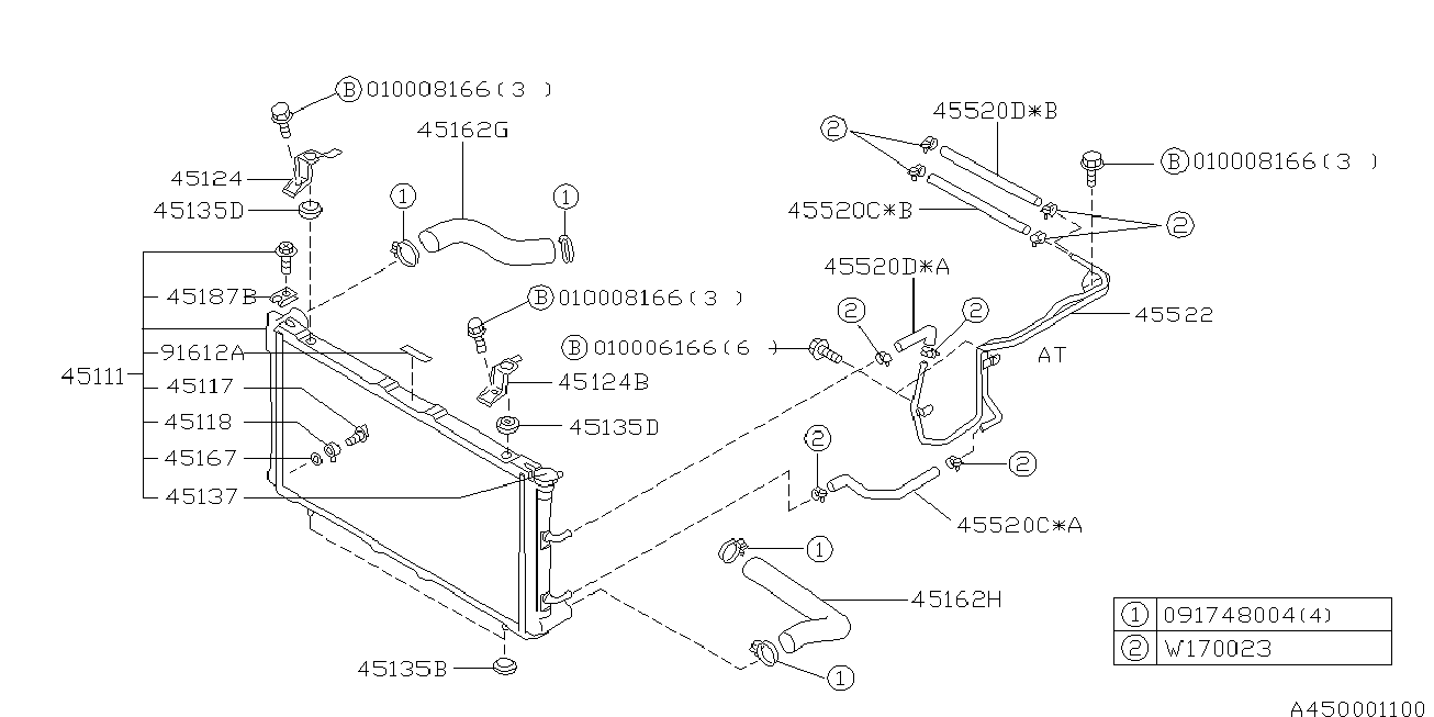 Subaru 45113GA022 - Кришка, радіатор autozip.com.ua