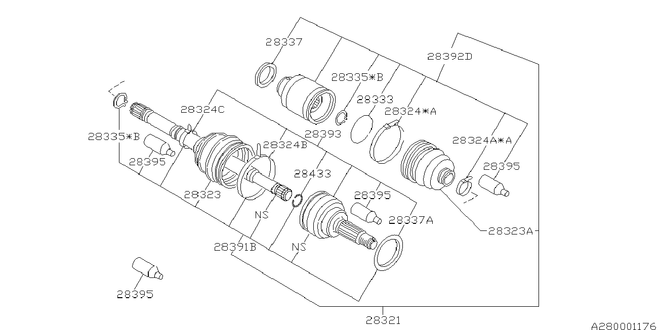 Suzuki 28023-AC060 - Пильник, приводний вал autozip.com.ua