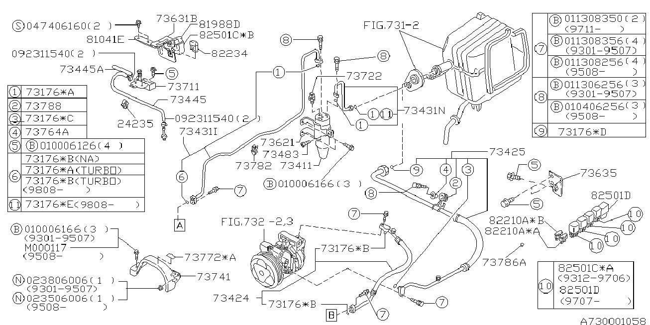 Subaru 73039-AA030 - SEAL O RING autozip.com.ua