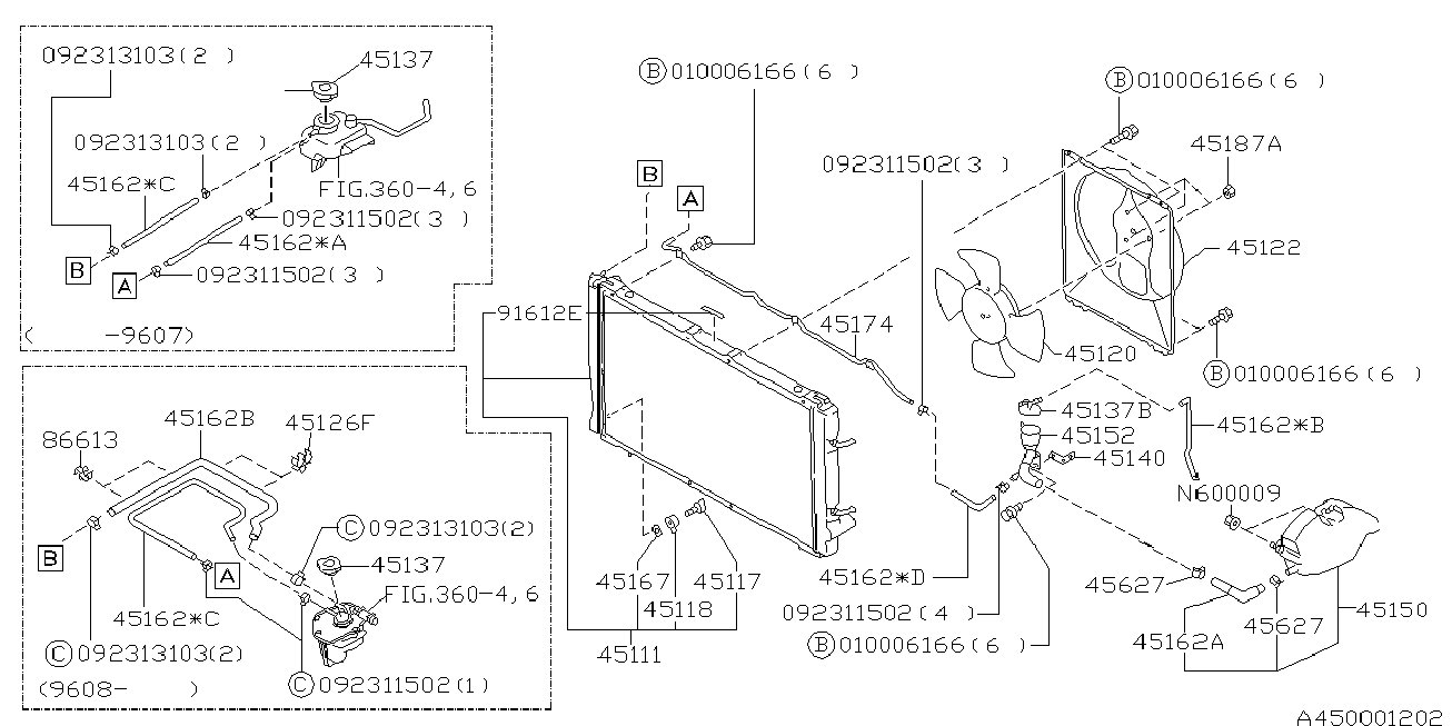 Subaru 45137AE000 - Кришка, радіатор autozip.com.ua