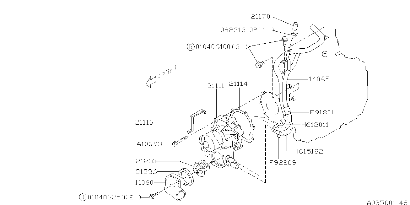 NISSAN 21200AA072 - Термостат, охолоджуюча рідина autozip.com.ua