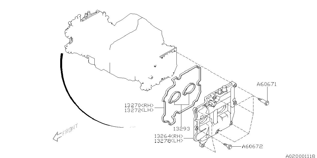 Subaru 13293-AA051 - Прокладка під свічні колодязі autozip.com.ua