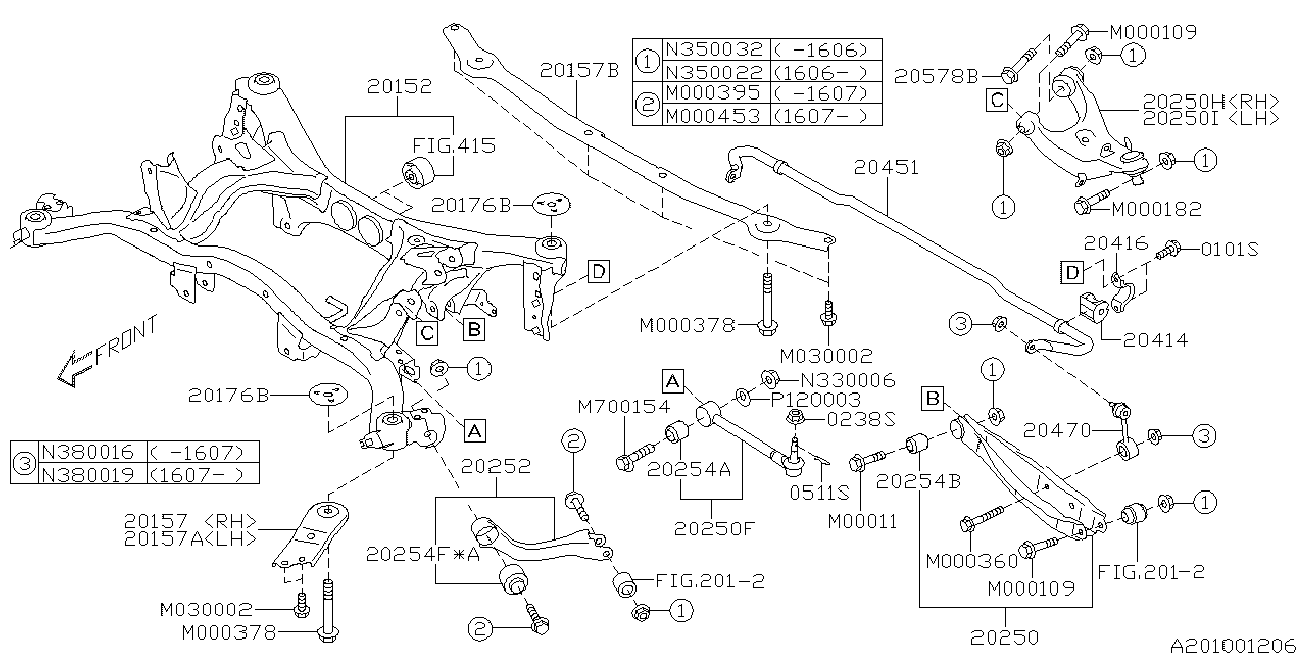 Subaru 20470-FG000 - Тяга / стійка, стабілізатор autozip.com.ua