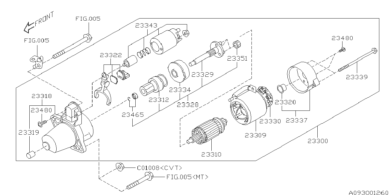 Subaru 23310AA130 - Якір, стартер autozip.com.ua