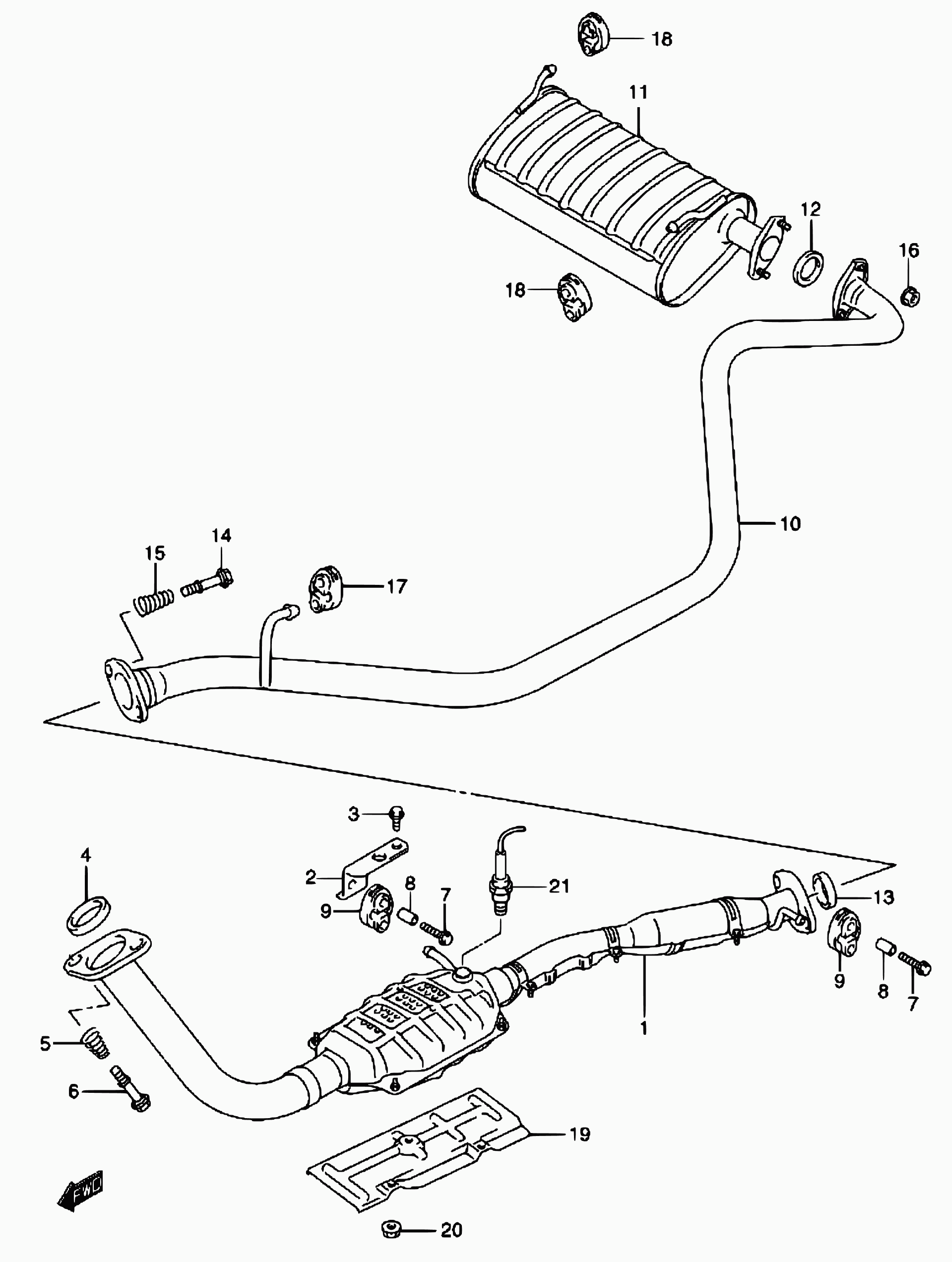 NISSAN 14492-85C00 - Пружина, труба вихлопного газу autozip.com.ua