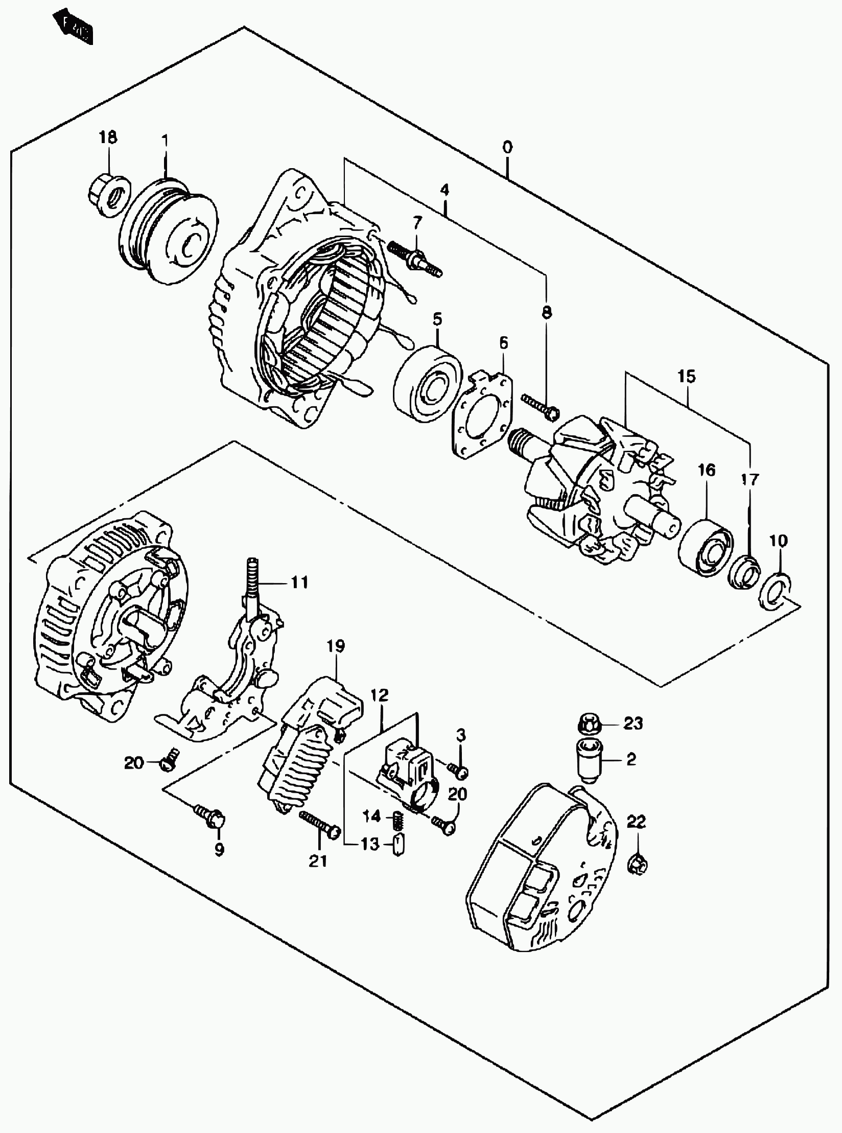 Suzuki 31631-82610 - Вугільна щітка, генератор autozip.com.ua