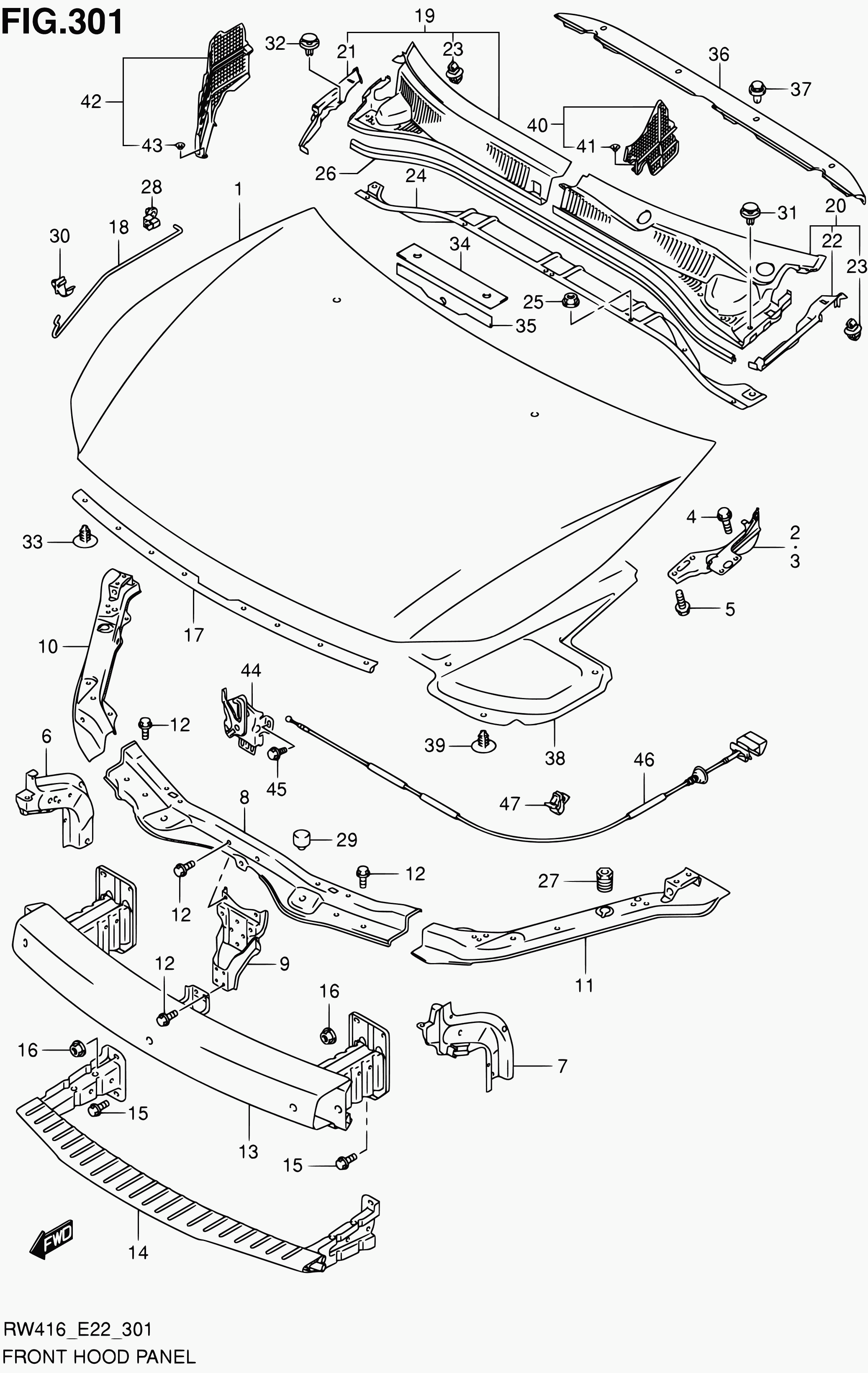 Suzuki 09409-05308-5PK - Зажим, молдинг / захисна накладка autozip.com.ua