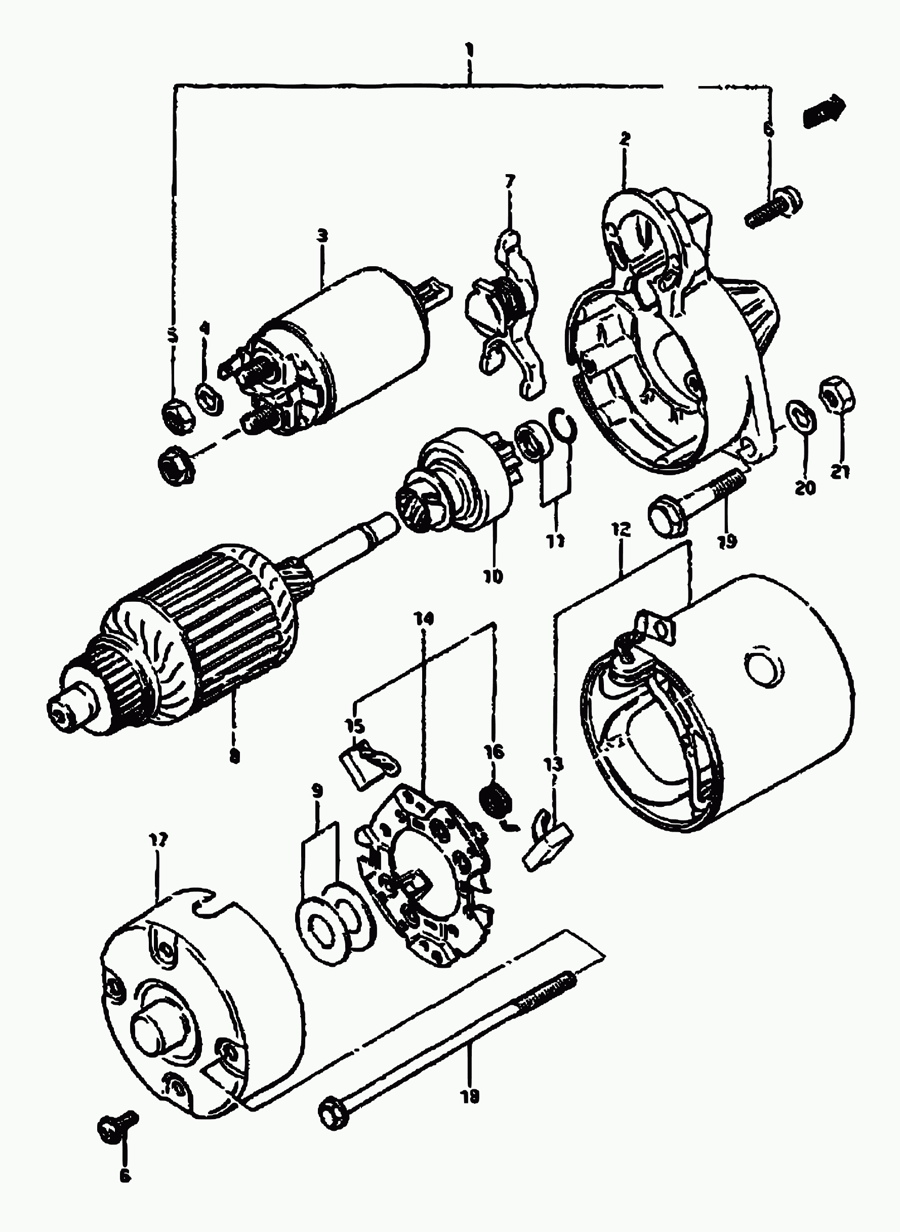 Suzuki 31220-70030 - Тягове реле, стартер autozip.com.ua