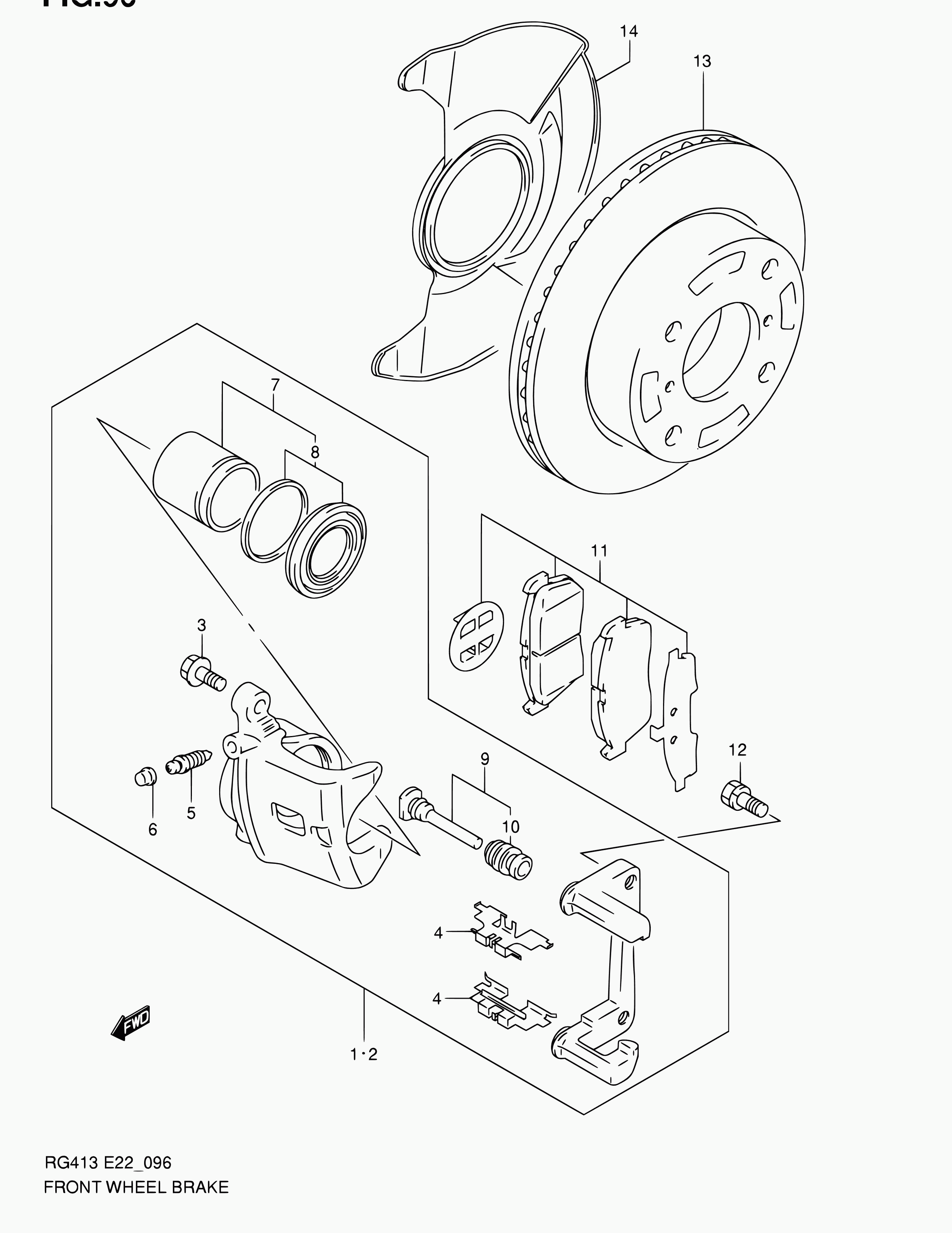 Suzuki 55311-80G00 - Гальмівний диск autozip.com.ua