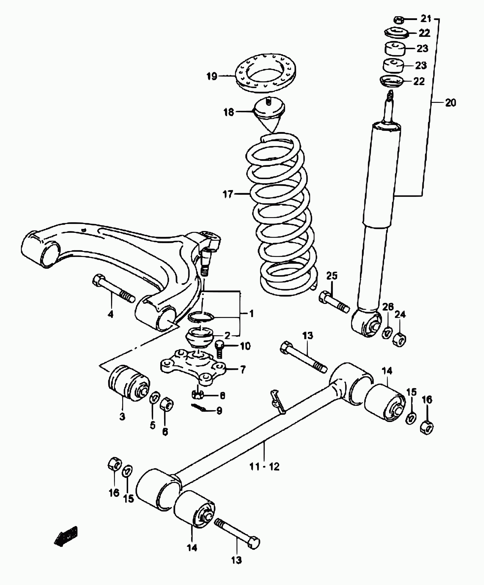 TOFAS 41700-85C10 - Амортизатор autozip.com.ua