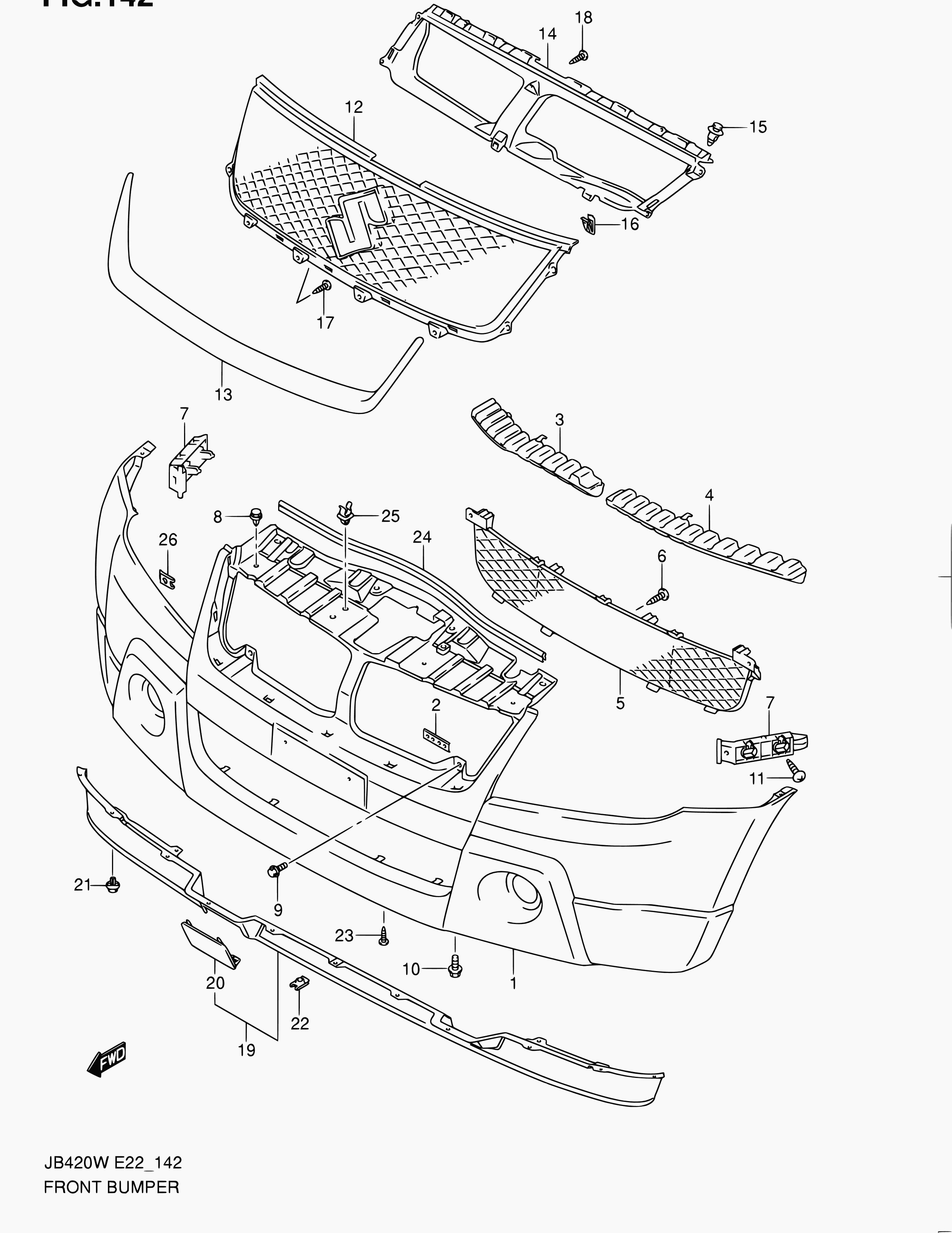 Suzuki 71750-65J03 - Спойлер autozip.com.ua