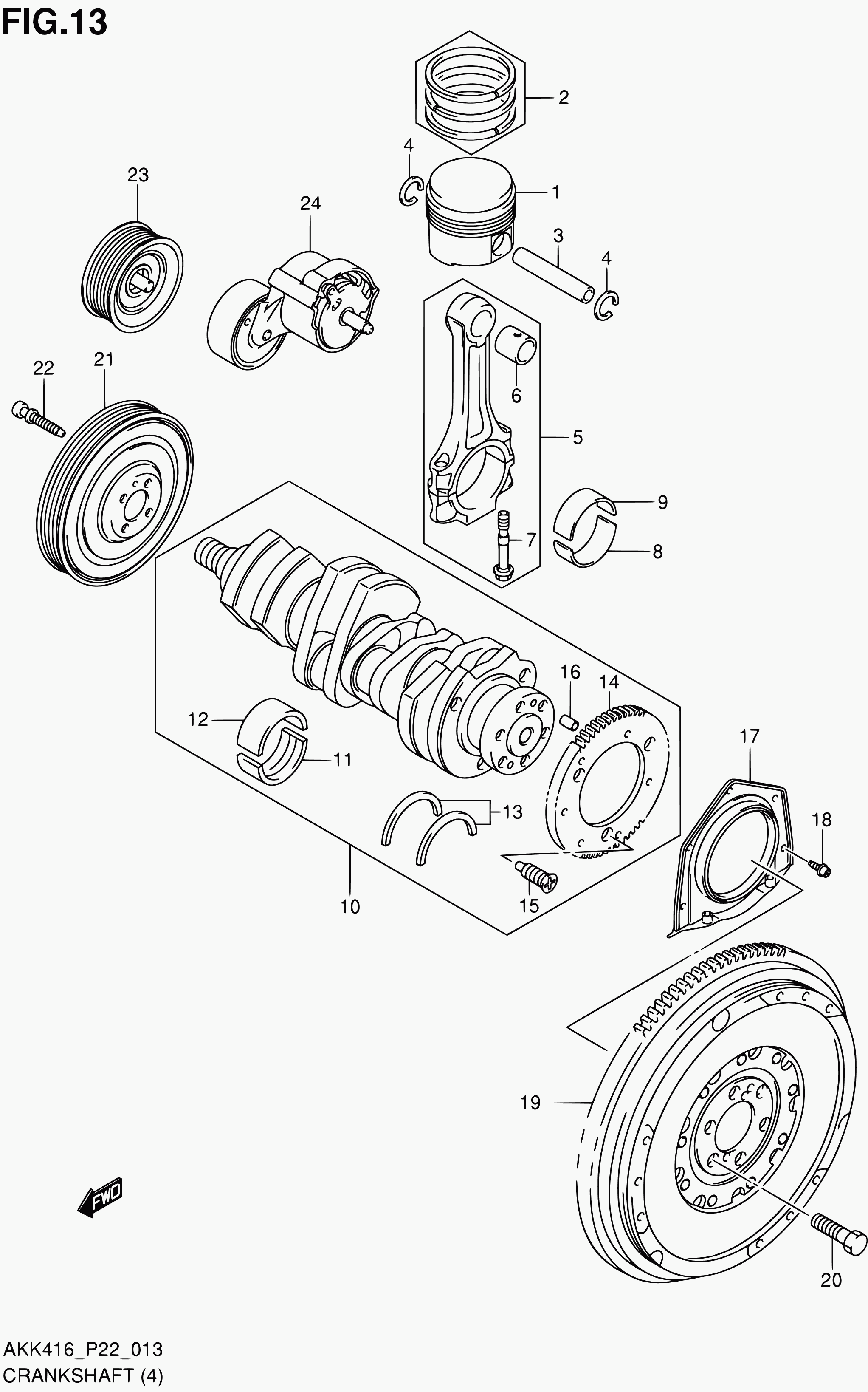 Suzuki 17540-62M00 - Паразитний / провідний ролик, поліклиновий ремінь autozip.com.ua