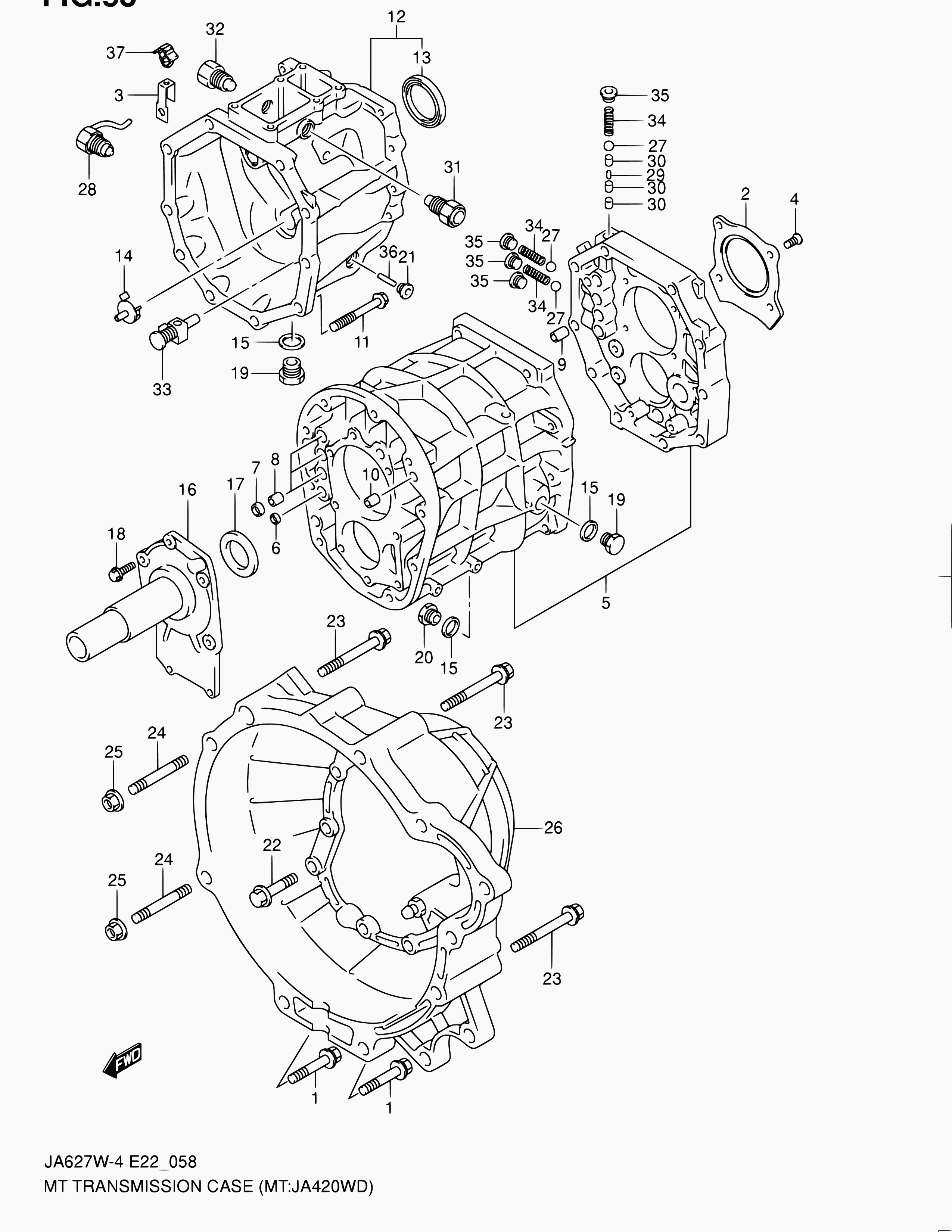 Suzuki 24742-53J00 - Ущільнене кільце, ступінчаста коробка передач autozip.com.ua