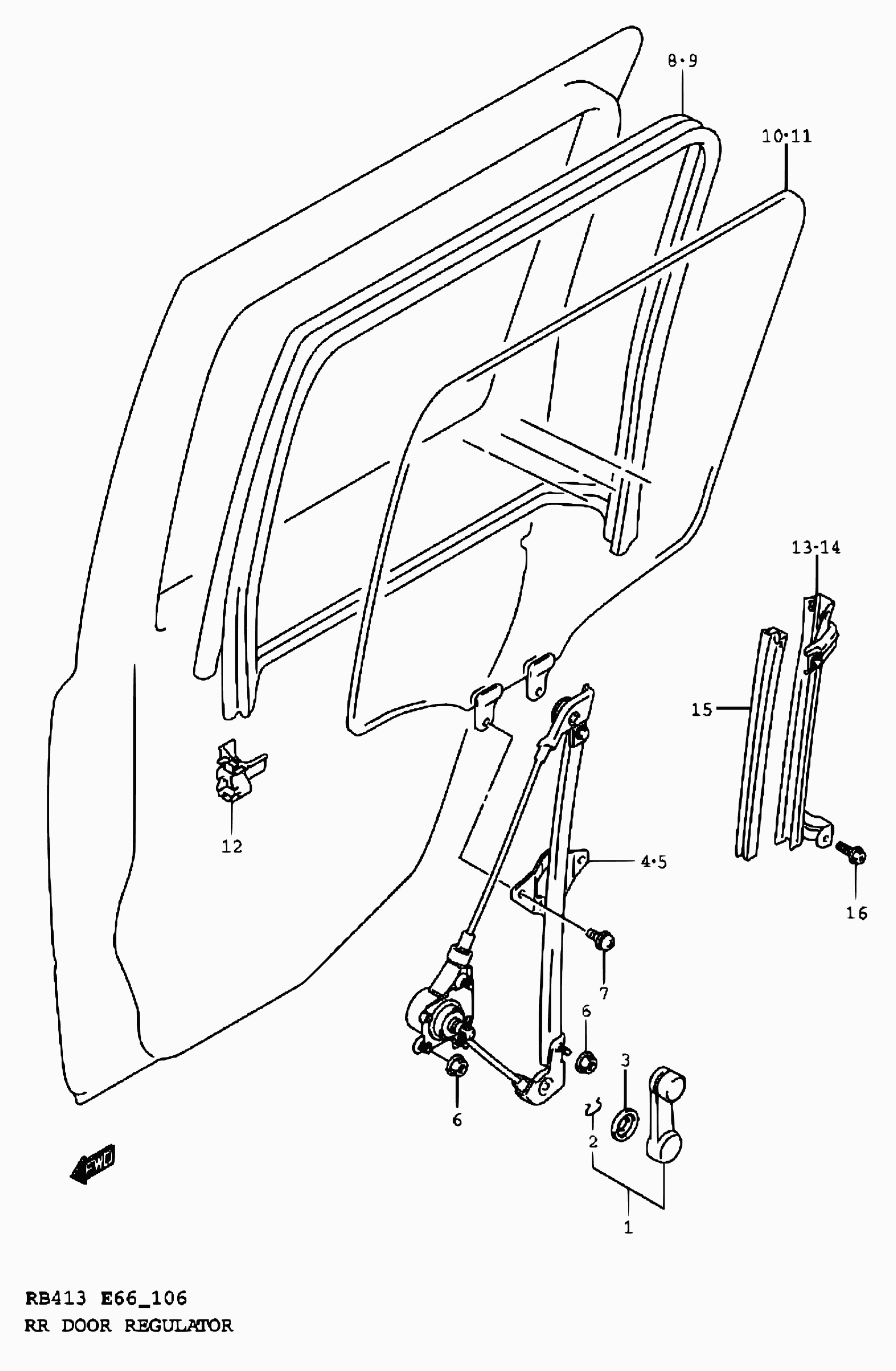 Opel 83540-83E00 - Підйомний пристрій для вікон autozip.com.ua