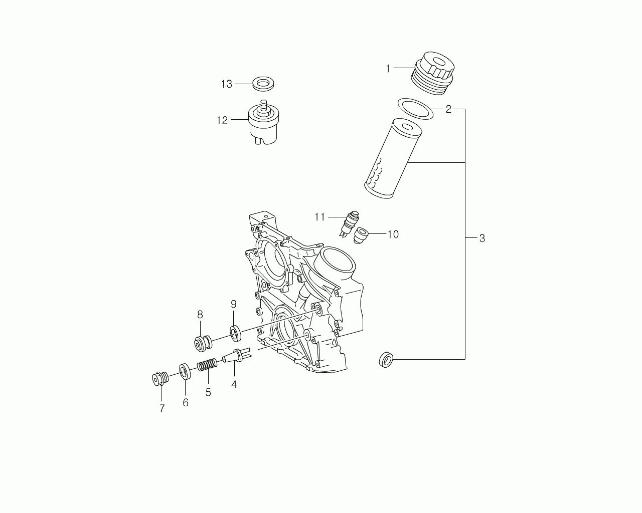 DAEWOO 6615423117 - Датчик, тиск масла autozip.com.ua