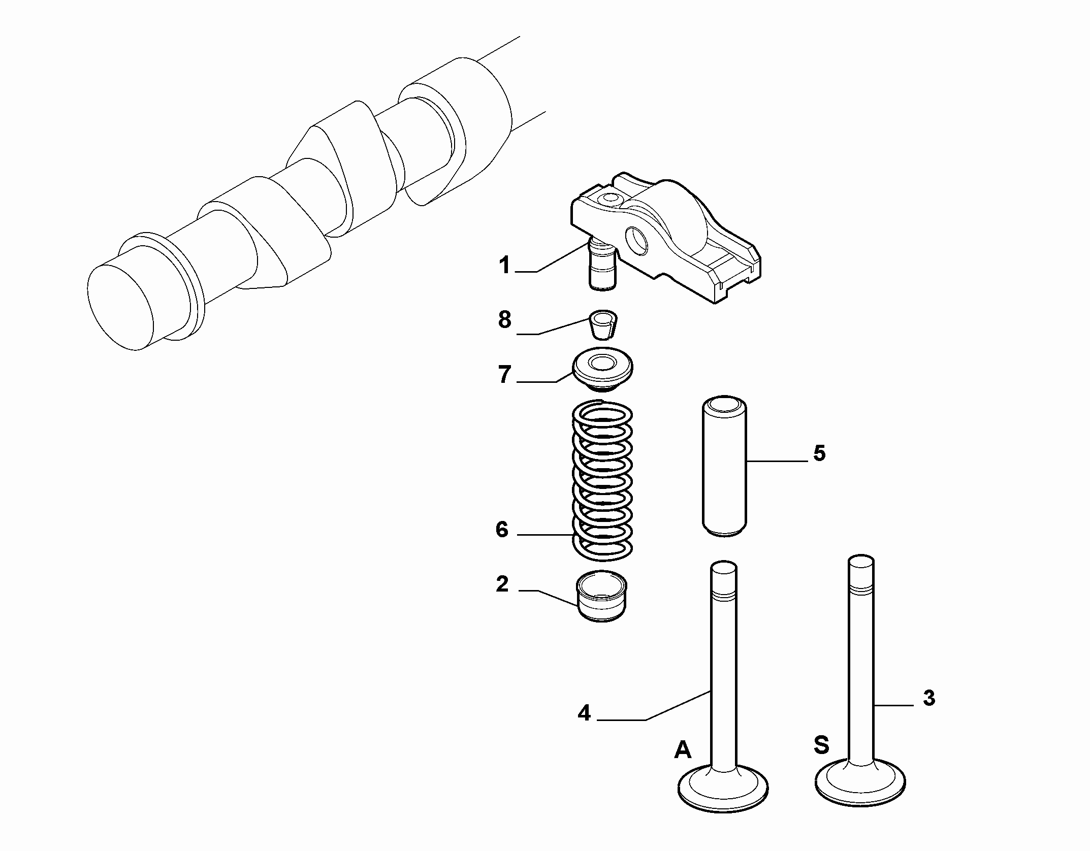 IVECO 504053804 - Напрямна втулка клапана autozip.com.ua