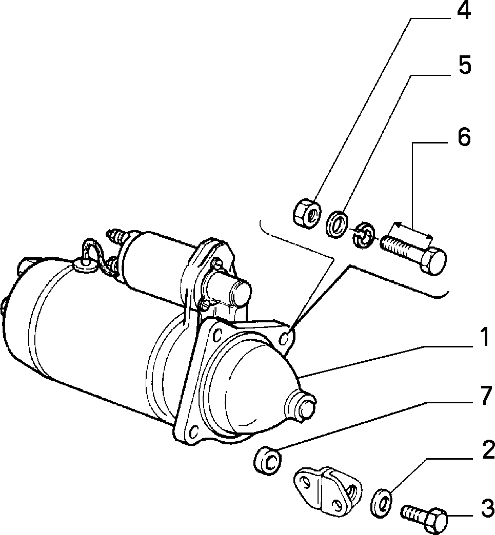 Alfarome/Fiat/Lanci 4448694 - Стартер autozip.com.ua