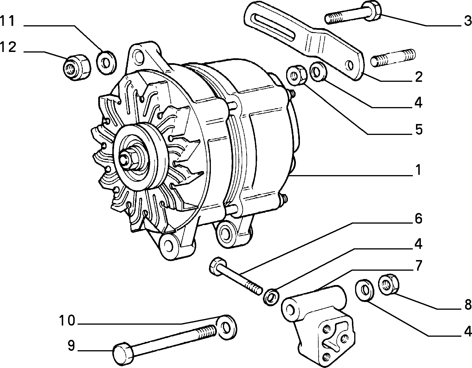 Lancia 4769911 - Генератор autozip.com.ua