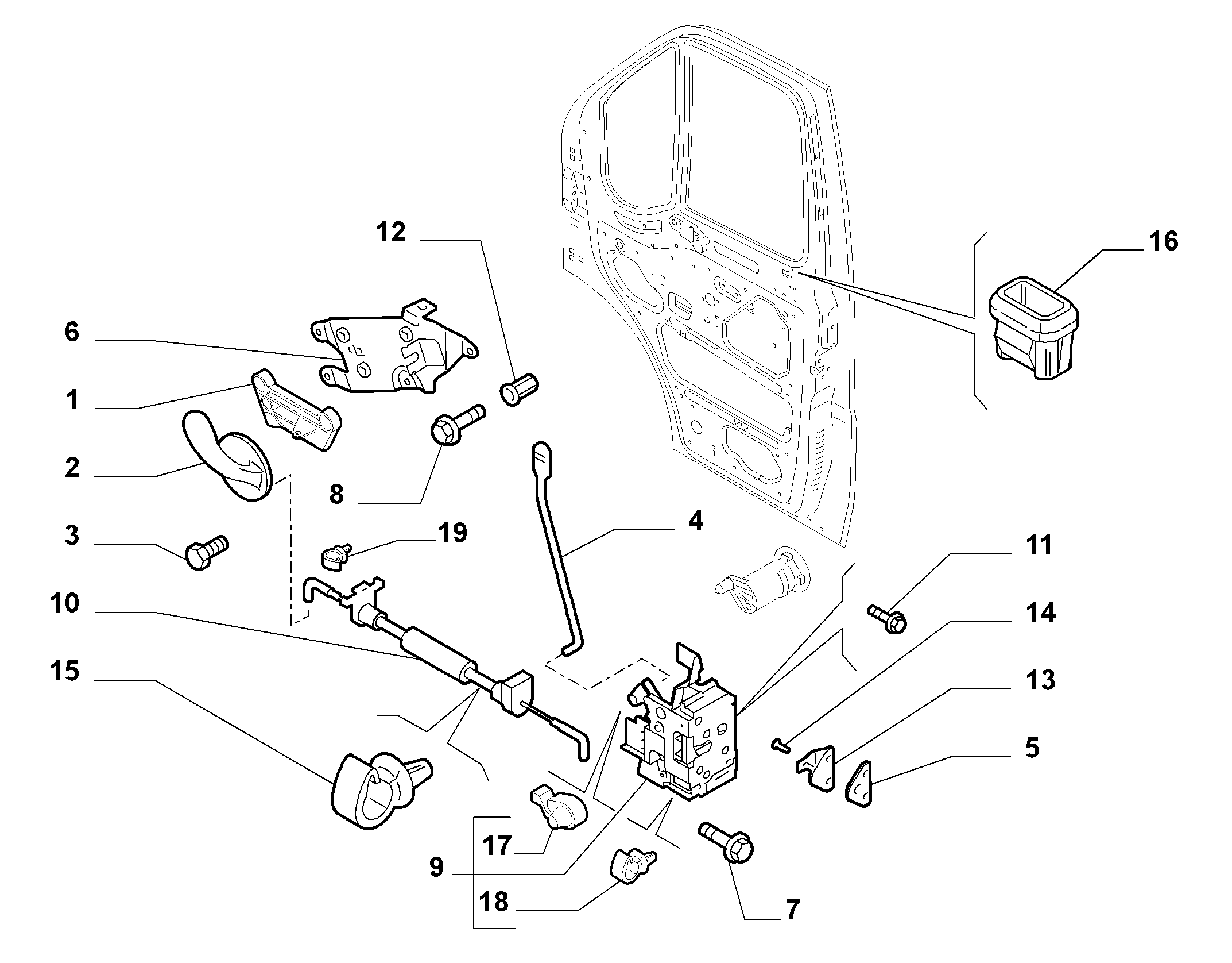 FIAT 1340174080 - Фіксатор дверей autozip.com.ua