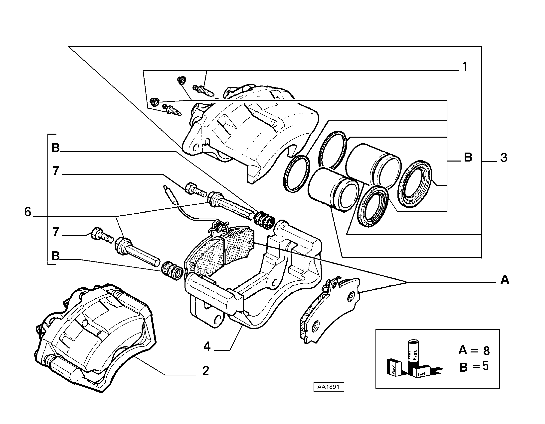 CITROËN/PEUGEOT 9945813 - Гальмівний супорт autozip.com.ua