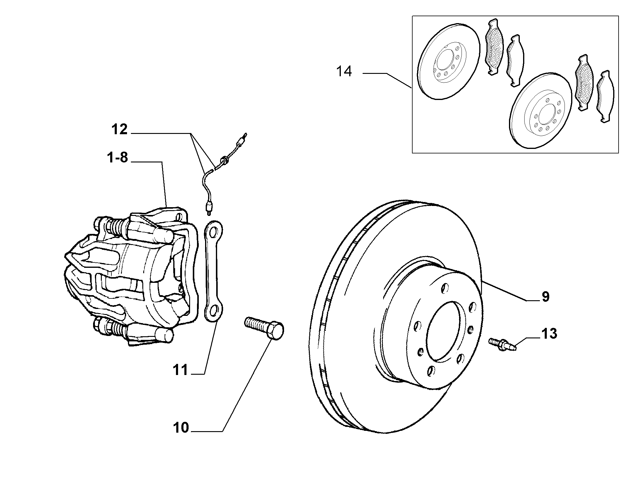 PEUGEOT 71739637 - Гальмівний диск autozip.com.ua