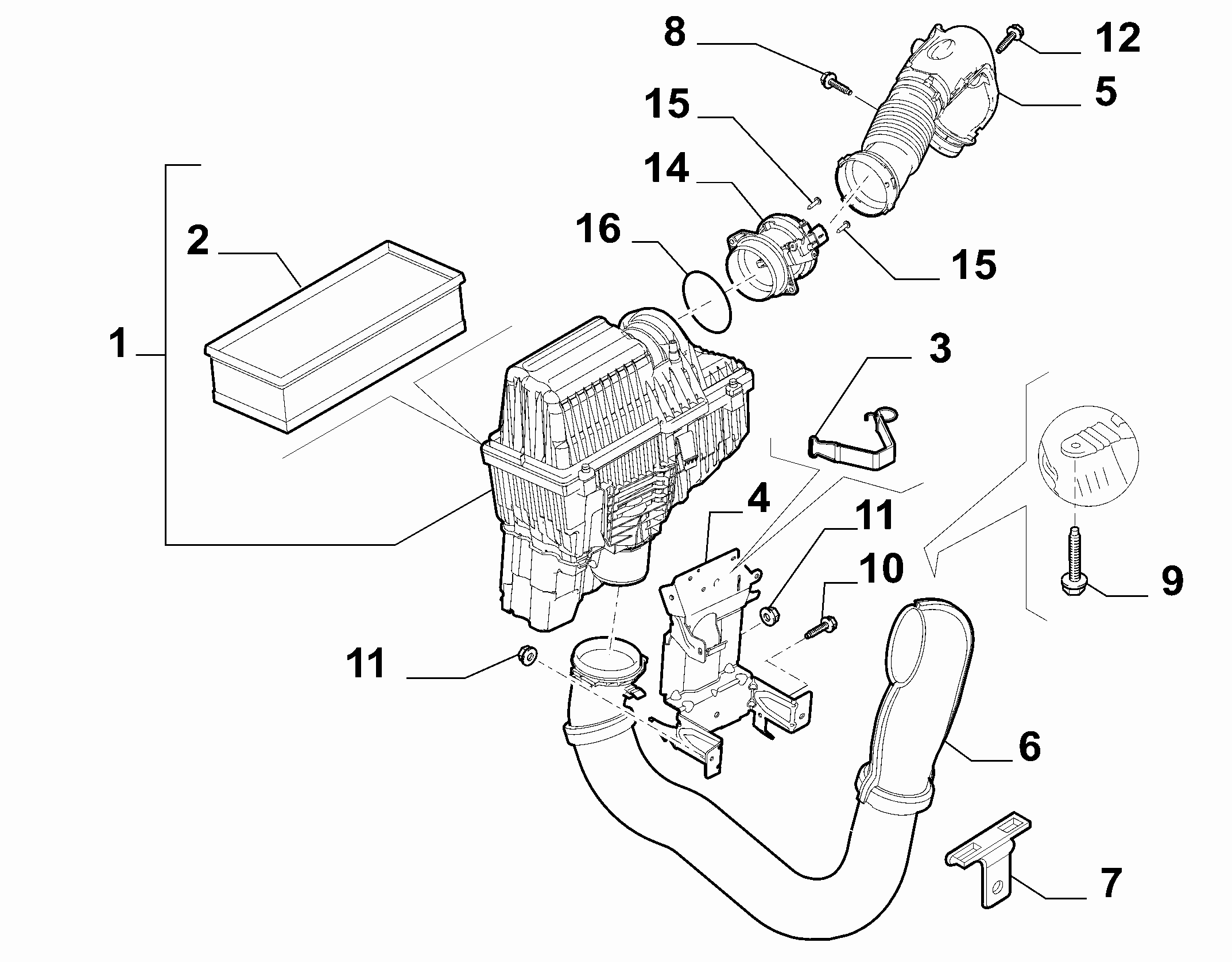 Eicher 1400474780 - Повітряний фільтр autozip.com.ua