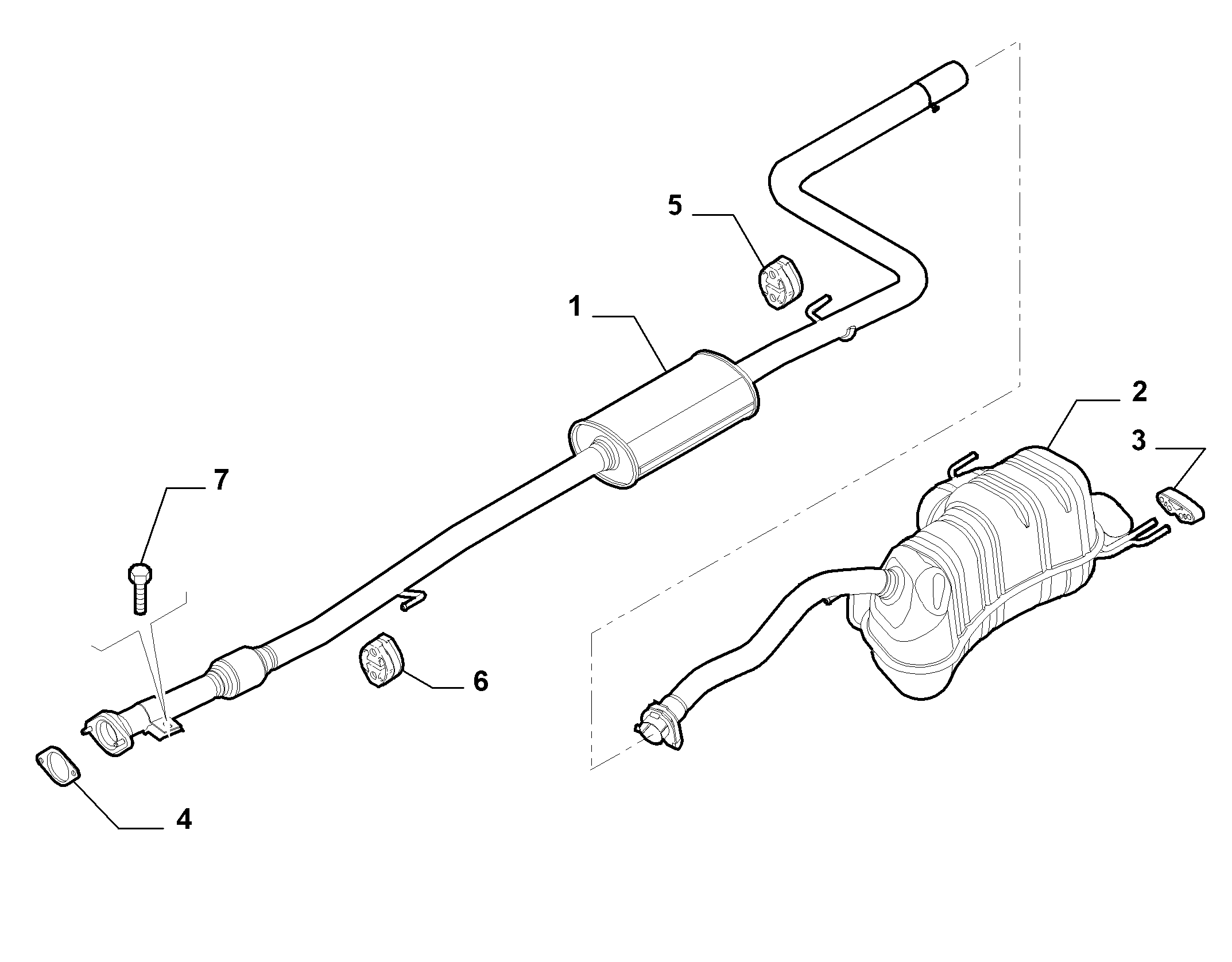 Autobianchi 55194844 - Прокладка, труба вихлопного газу autozip.com.ua