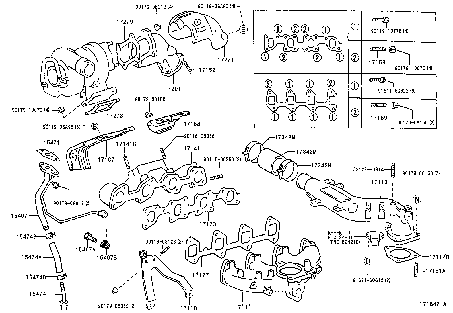 TOYOTA 1547158010 - Прокладка, компресор autozip.com.ua