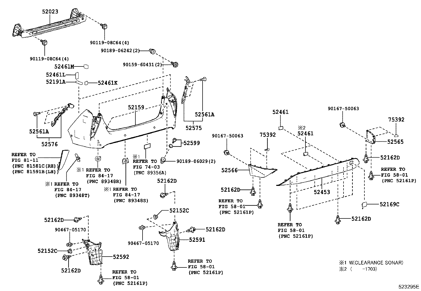 TOYOTA 52453-47010 - Спойлер autozip.com.ua