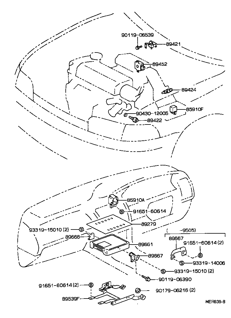 TOYOTA 89452 10040 - Датчик, положення дросельної заслінки autozip.com.ua