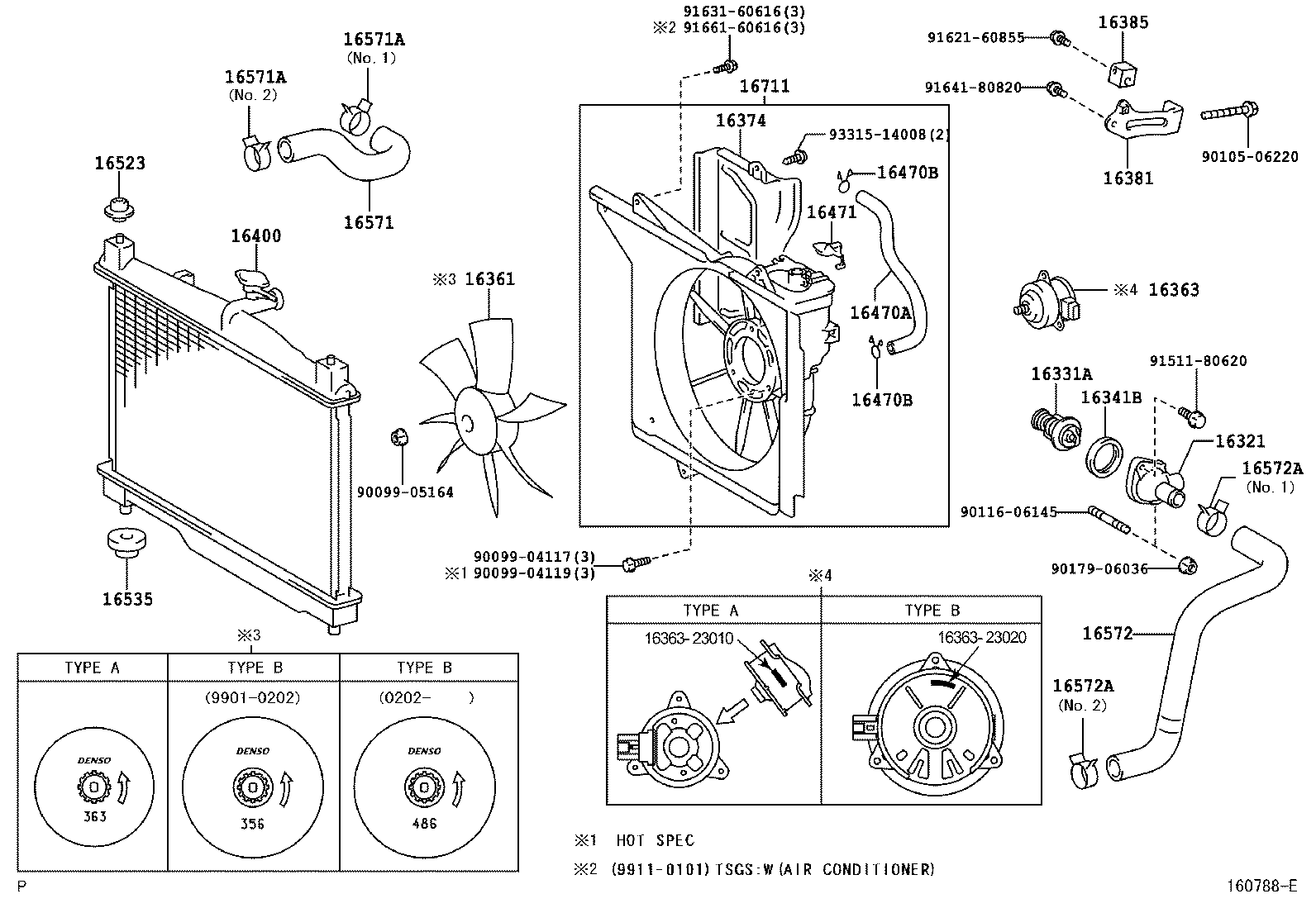 LEXUS 1640023100 - Радіатор, охолодження двигуна autozip.com.ua