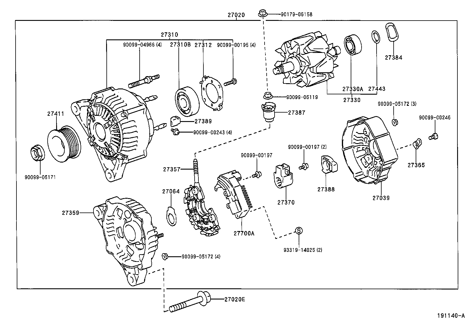 TOYOTA 90099-10192 - Підшипник autozip.com.ua