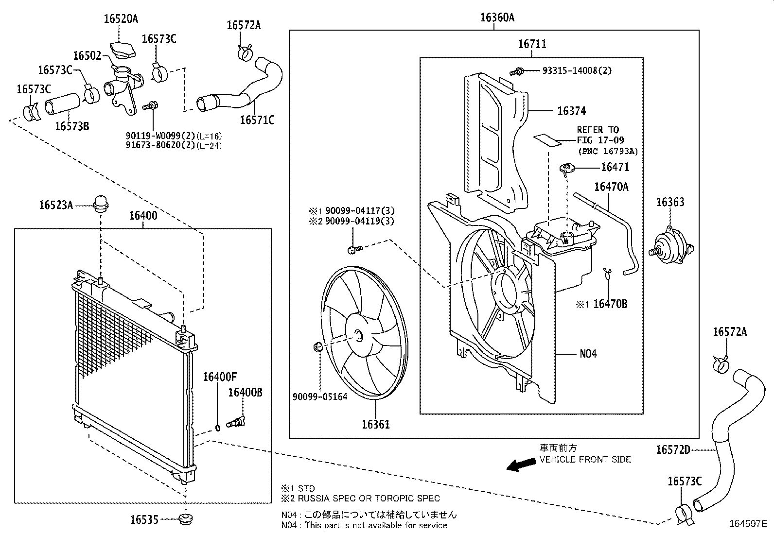 TOYOTA 165720Q040 - Шланг радіатора autozip.com.ua