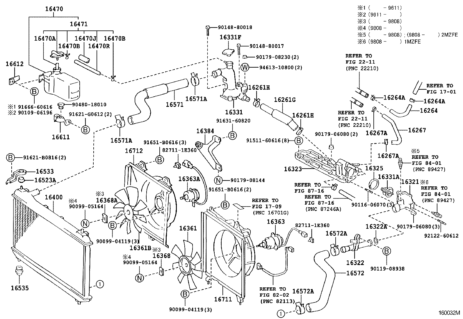 TOYOTA 16535-20010 - Підвіска, радіатор autozip.com.ua