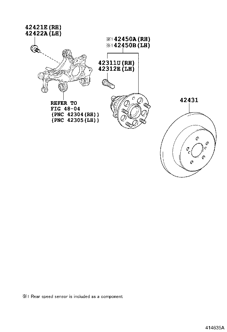 TOYOTA 9094202082 - Маточина колеса autozip.com.ua