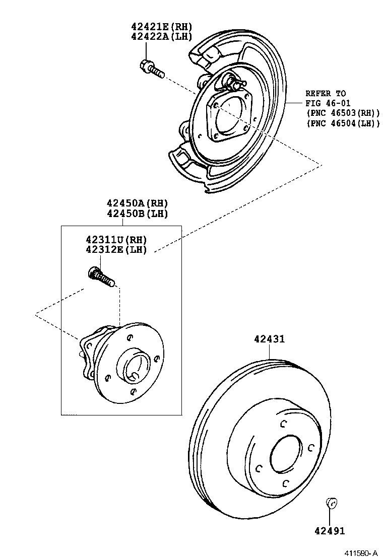 TOYOTA (FAW) 42431-02070 - Гальмівний диск autozip.com.ua