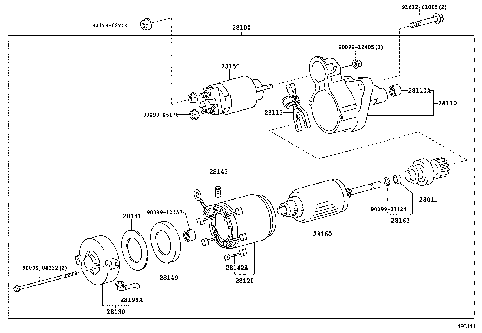 TOYOTA 28149-10020 - Кронштейн, вугільна щітка autozip.com.ua