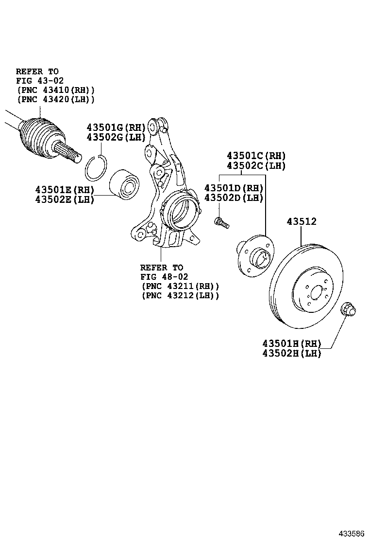 TOYOTA 90369-38023 - Комплект підшипника маточини колеса autozip.com.ua