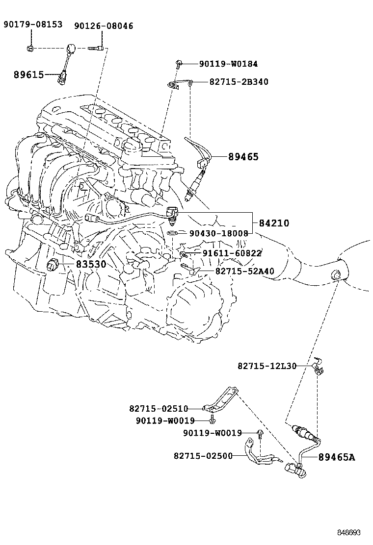 ISUZU 89465-02140 - SENSOR, OXYGEN autozip.com.ua