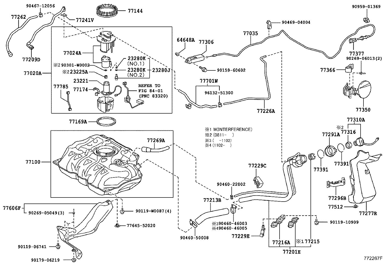 TOYOTA 23220-0Q031 - Паливний насос autozip.com.ua