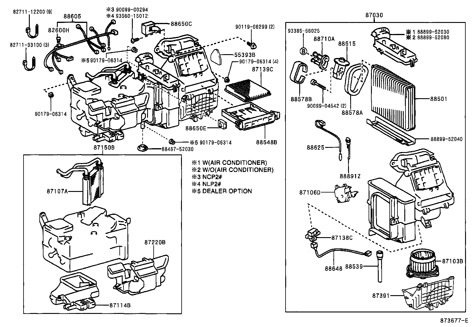 TOYOTA 87107-52020 - Теплообмінник, опалення салону autozip.com.ua