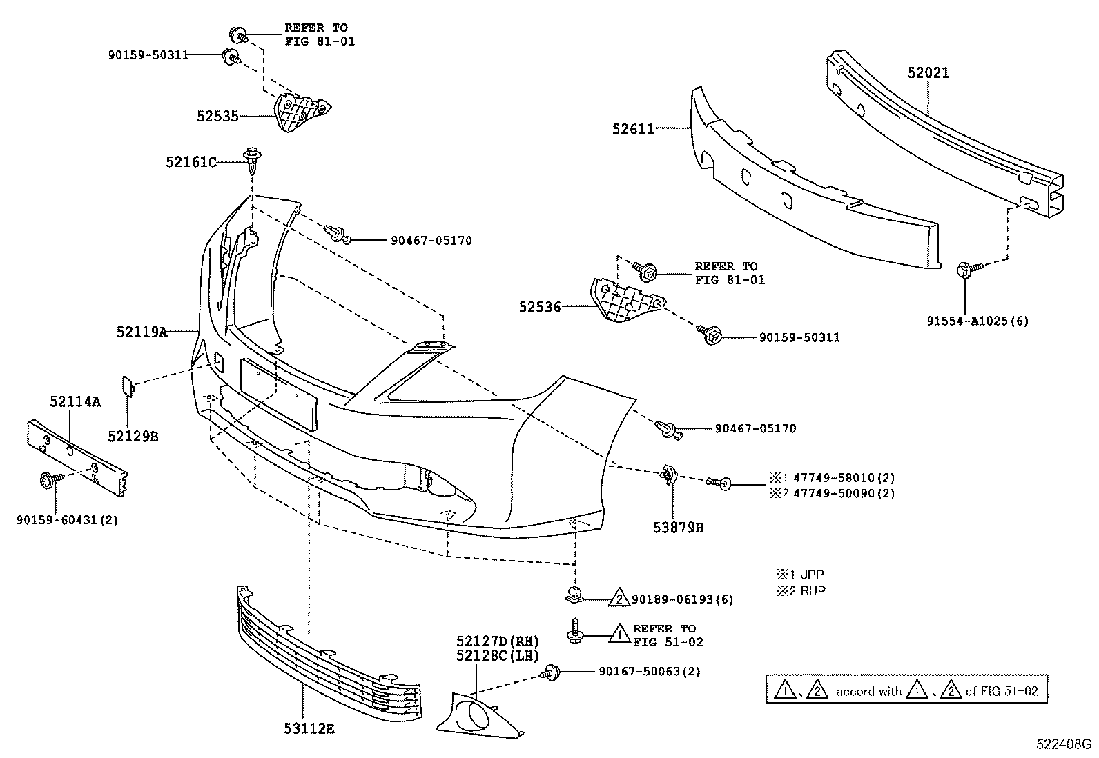 TOYOTA 52021-33180 - Облицювання передка autozip.com.ua