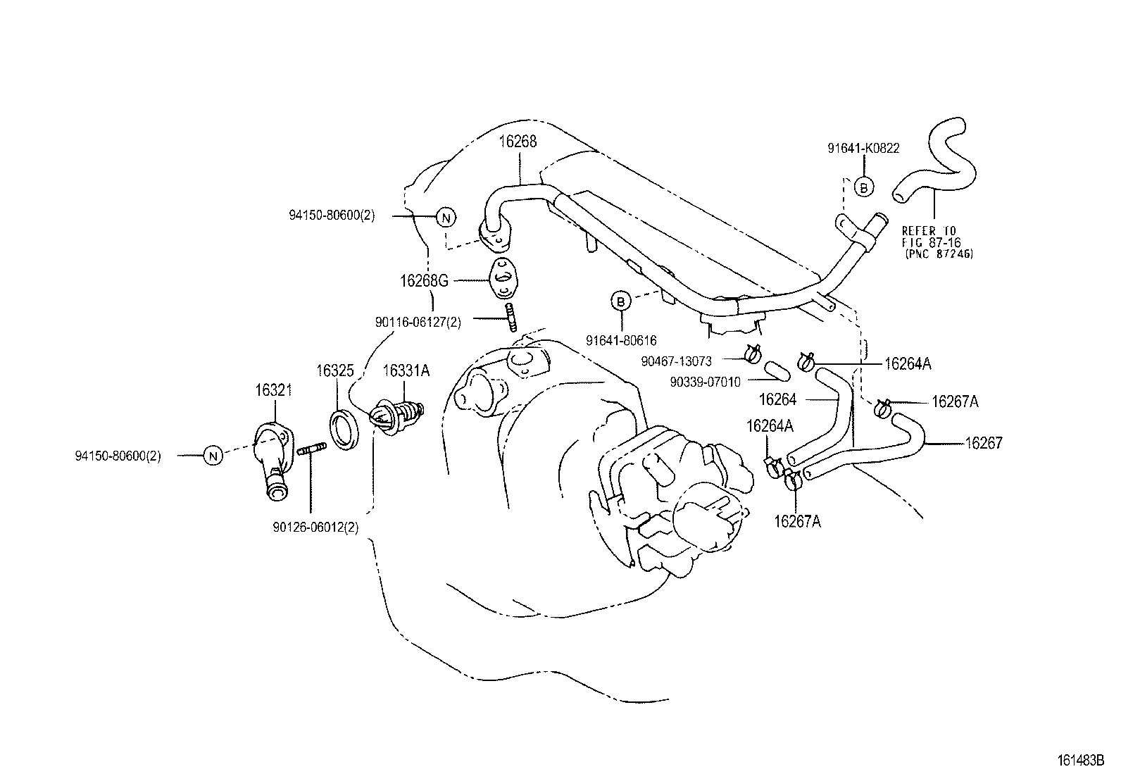 Daihatsu 90916-03084 - Термостат, охолоджуюча рідина autozip.com.ua