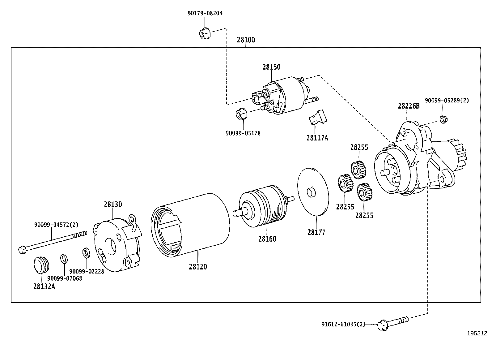 TOYOTA 2810020021 - Стартер autozip.com.ua