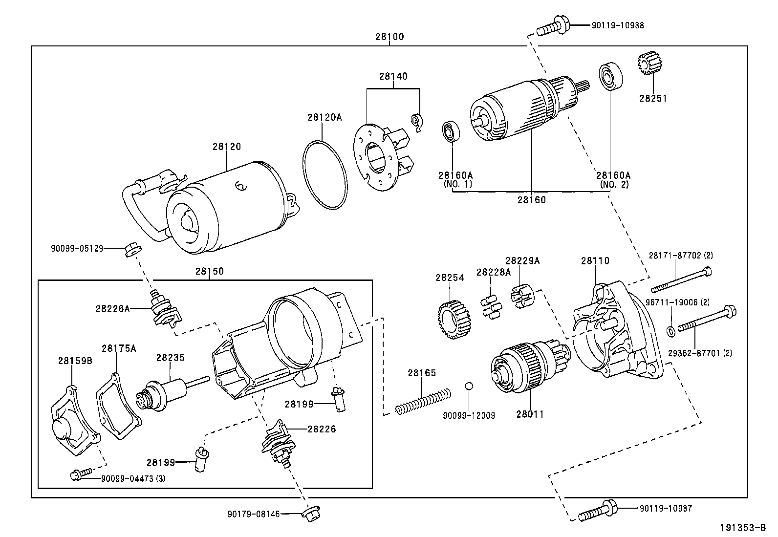 Daihatsu 28011-64020 - Провідна шестерня, стартер autozip.com.ua