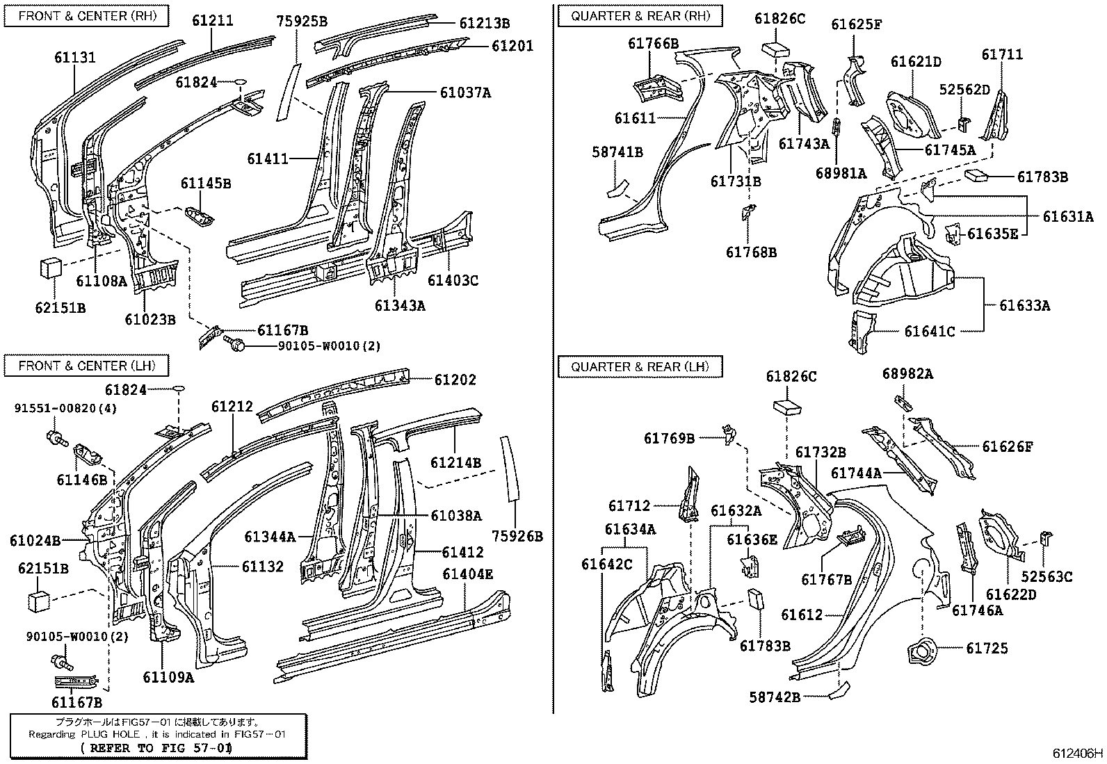 TOYOTA 91551-00820 - Водяний насос autozip.com.ua